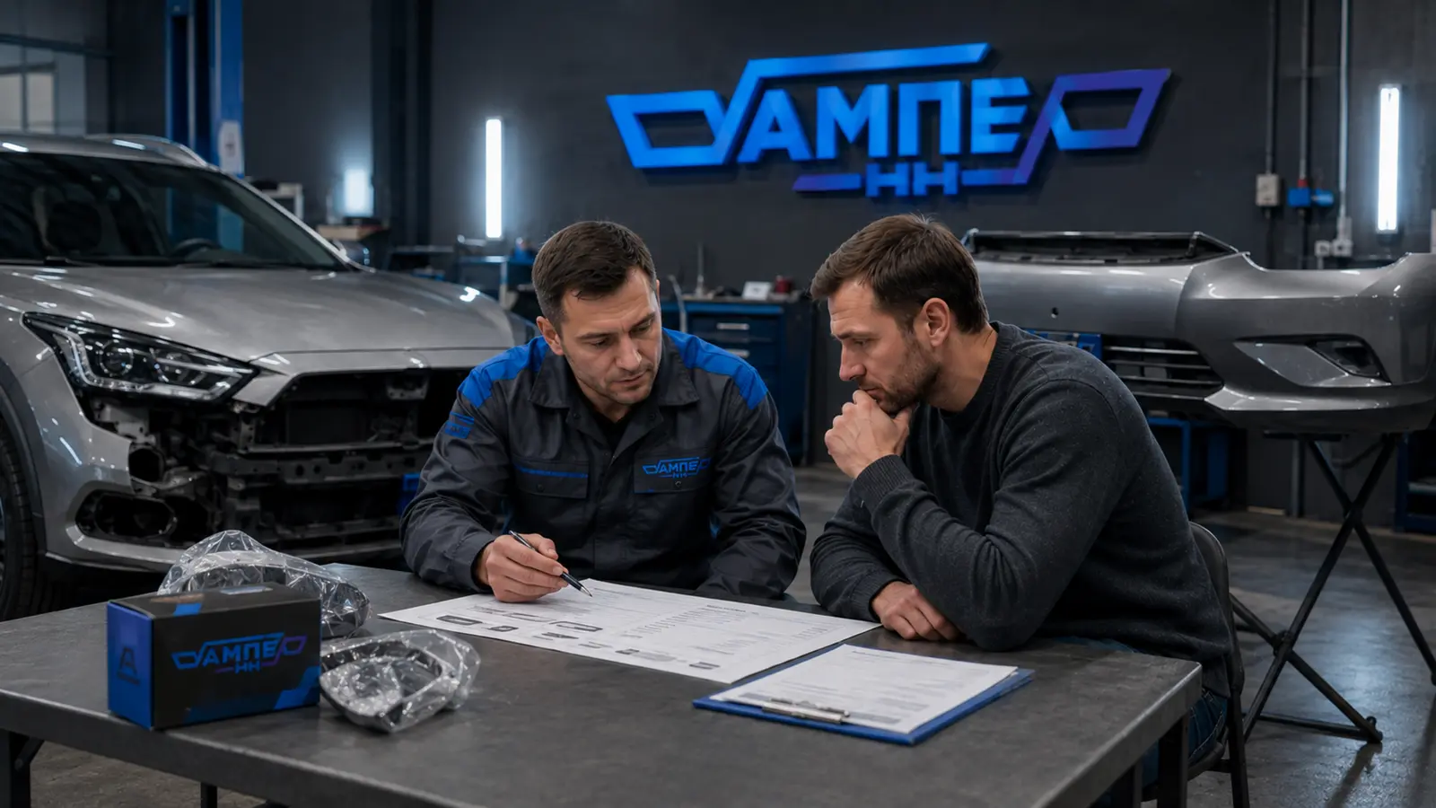 Из чего складывается стоимость замены автомобильного бампера — этап 3
