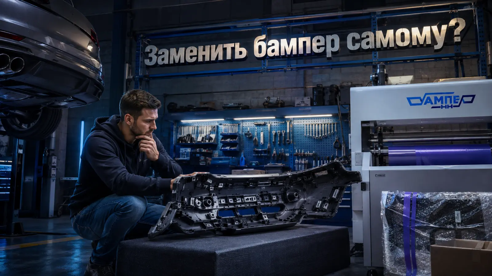 Можно ли самостоятельно заменить автомобильный бампер